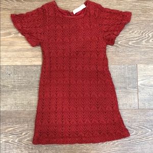 Zara red dress